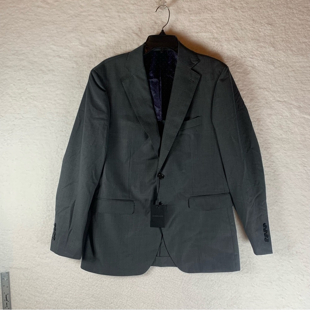 Alton Lane Wool Blend Sport Coat Suit‎ Jacket Blazer Mens Tailored Fit Gray NWT.